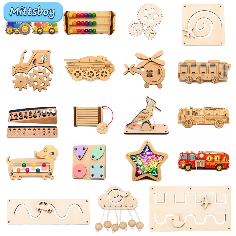 Kids Education Usa - Tablero ocupado Montessori de aire caliente,