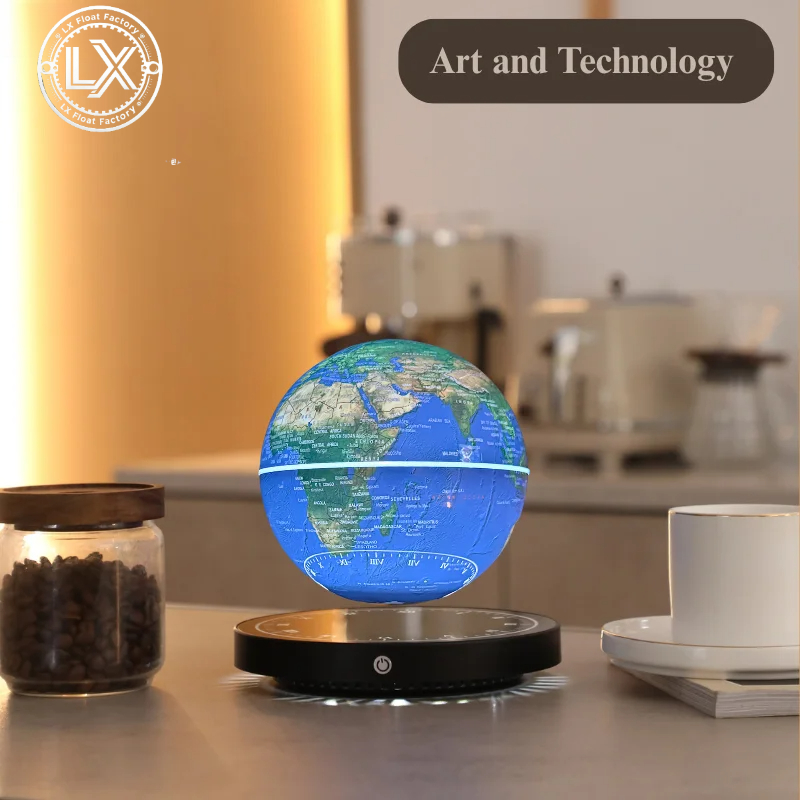 Educational Globe For Kids - Globo Flotante Magnético con Luz LED,