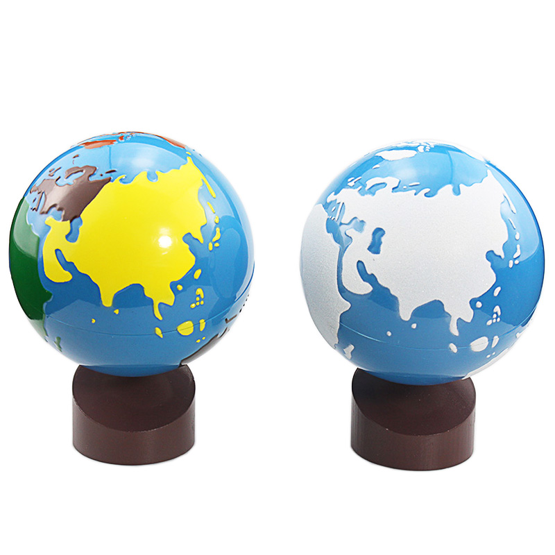 Educational Globe For Kids - Juguetes de geografía Montessori, globos geográficos,