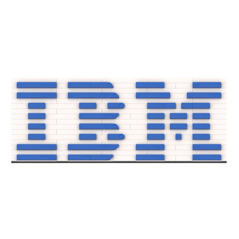 Kids Education Logo - 206 Piezas MOC Logo IBM, Bloques