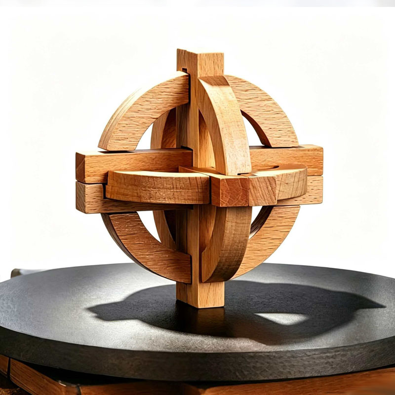 Educational Globe For Kids - Rompecabezas Clásico Luban Lock en Forma