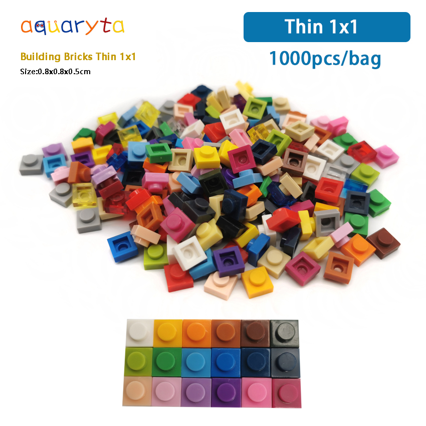 Kids Education Logo - Aquaryta 1000 Uds. Ladrillos de construcción