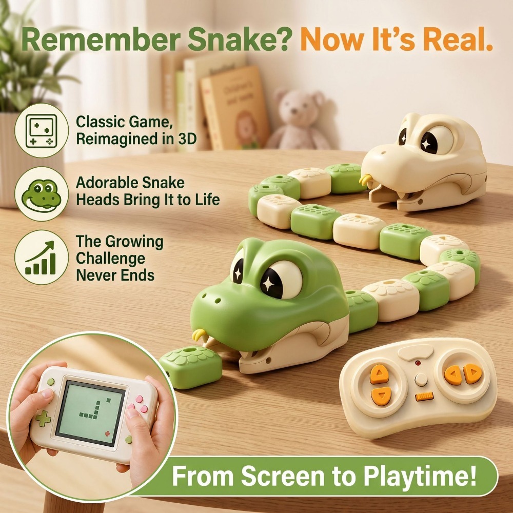 Free Educational Games For Kids - Juguete de Serpiente Magnética con Control