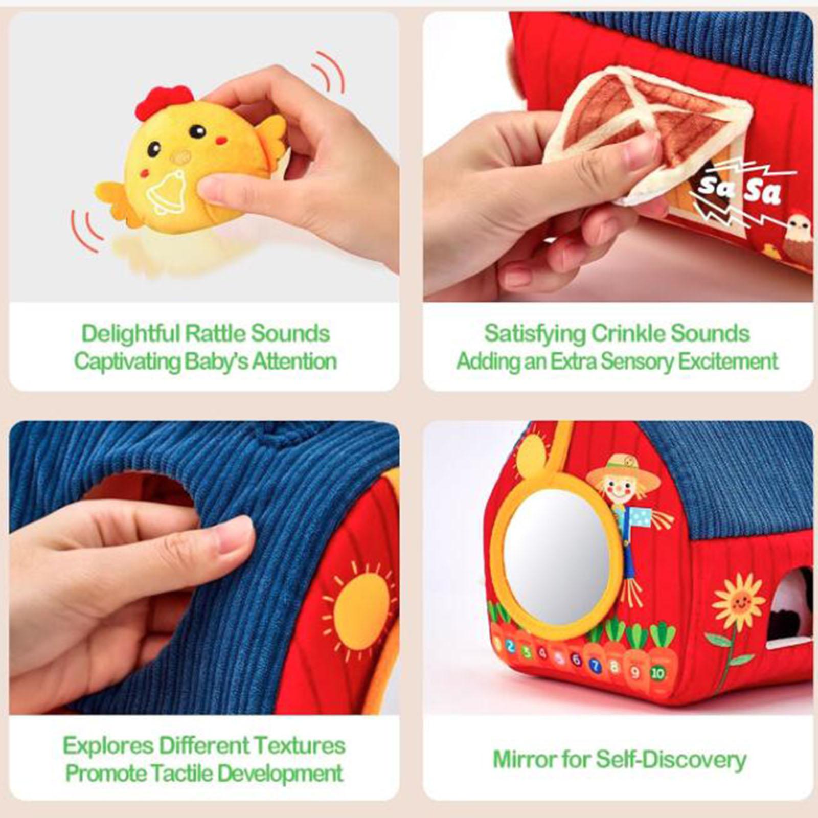 Kids Education Learn Tv - Animales de Peluche de Granja, Regalos