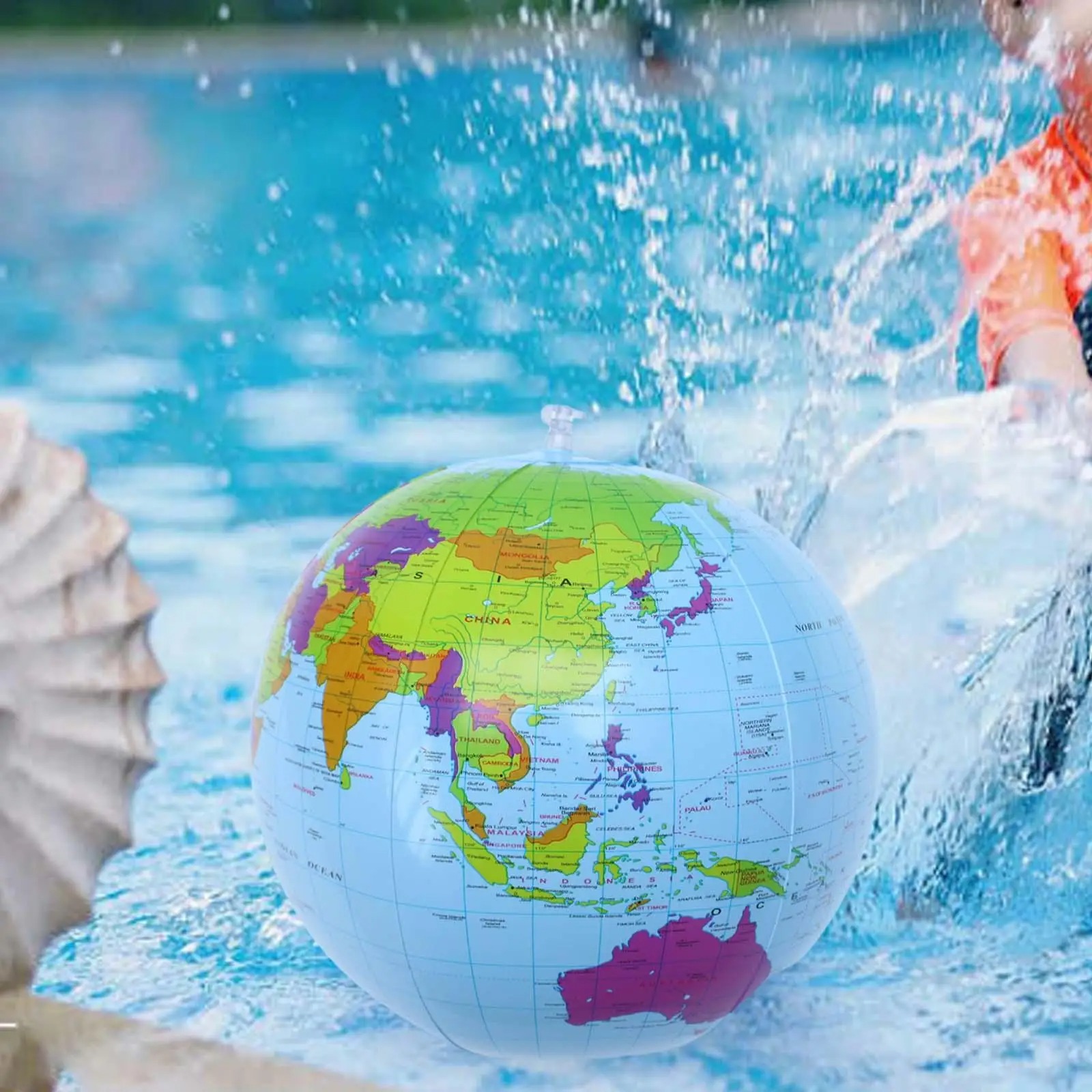 Globo Terráqueo Inflable de 16 - Educational Globe For Kids reseña y precio