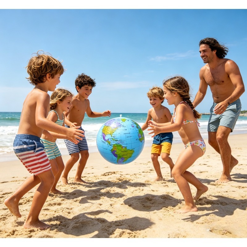 Globo Terráqueo Inflable de 16 - Educational Globe For Kids reseña y precio