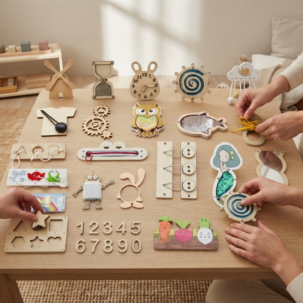 Tablero de Actividades Montess - Kids Education Usa reseña y precio