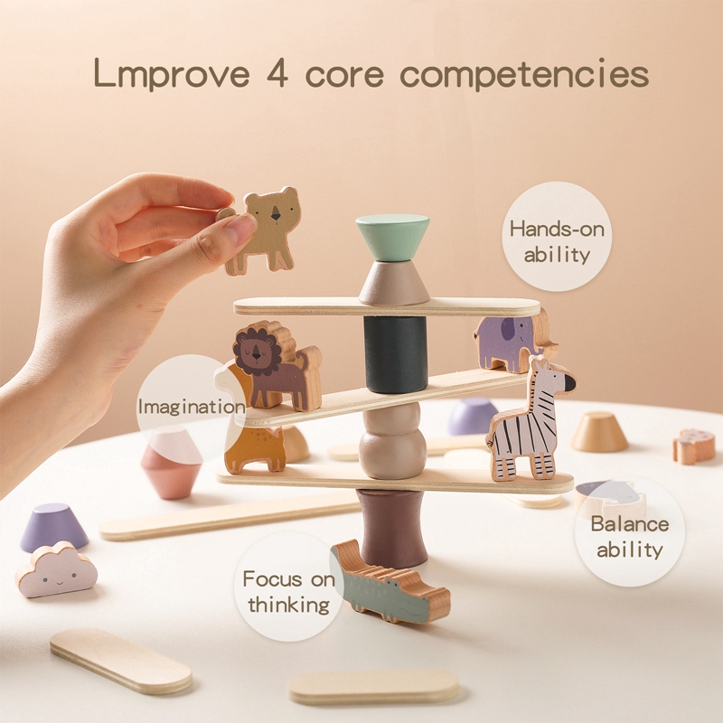 Juguete Montessori de apilamie - Kids Education Usa reseña y precio