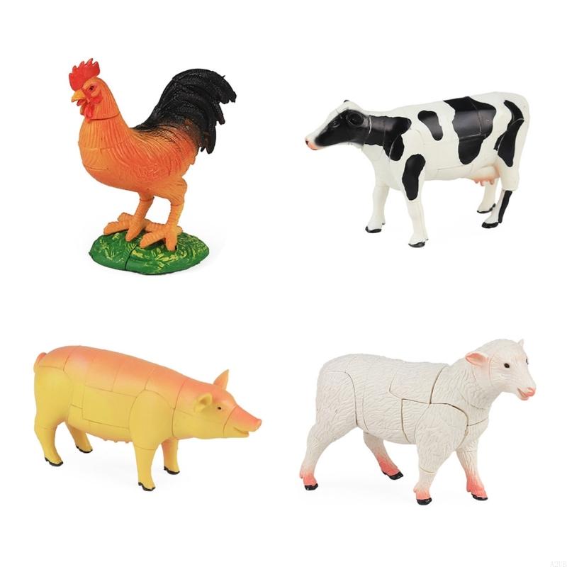 Rompecabezas animales 4D, cons - Kids Education Usa reseña y precio
