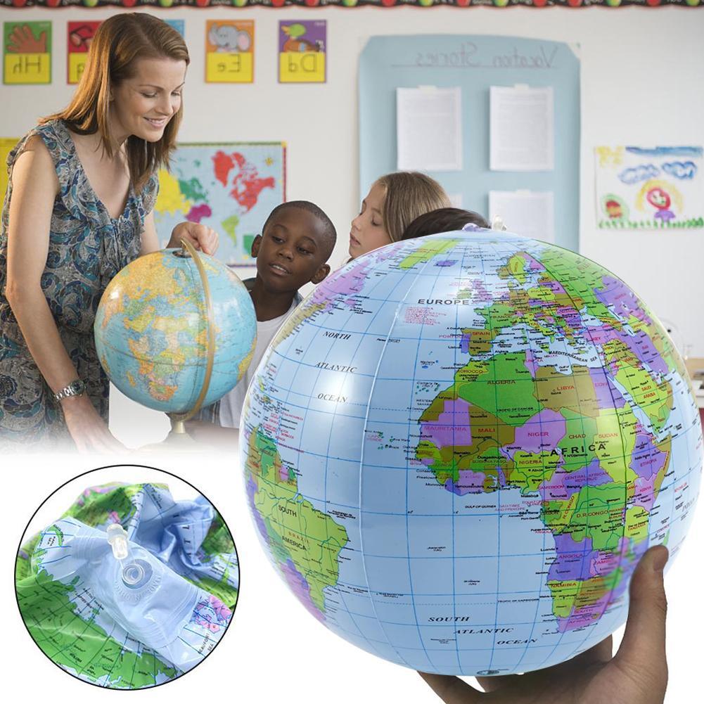 Globo inflable de 12/16 pulgad - Educational Globe For Kids reseña y precio