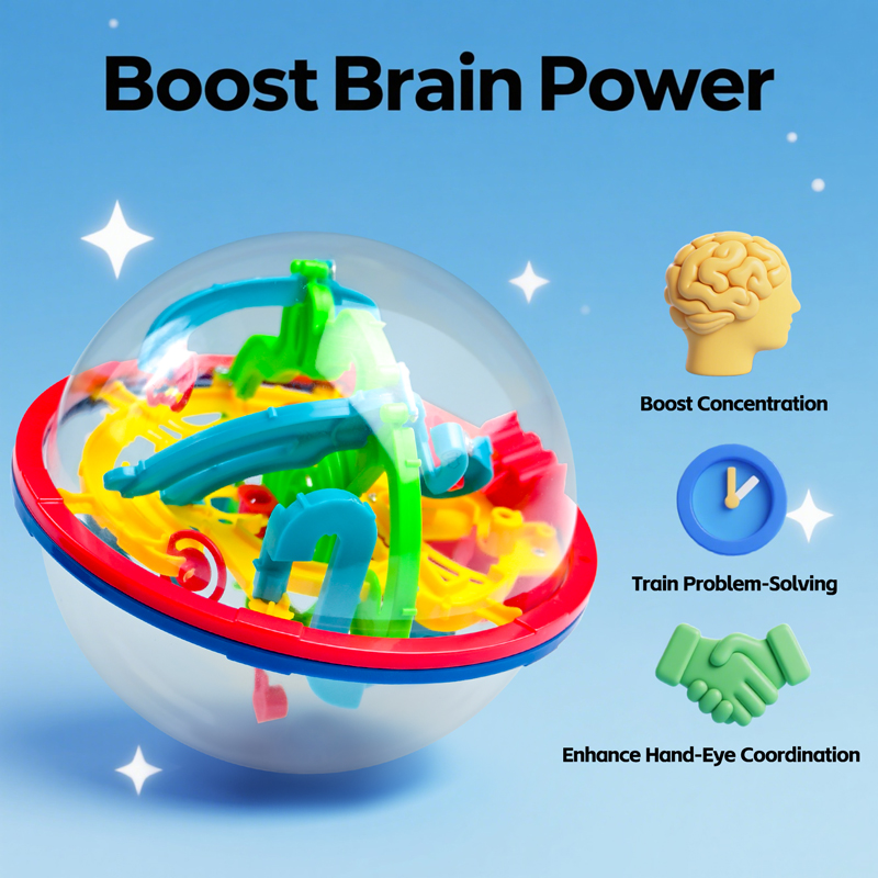 Bola mágica 3D laberinto rompe - Educational Globe For Kids reseña y precio