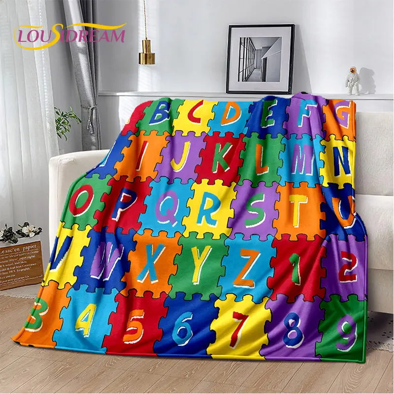 Manta de Felpa Suave con el Al - Abc Kids Early Education reseña y precio