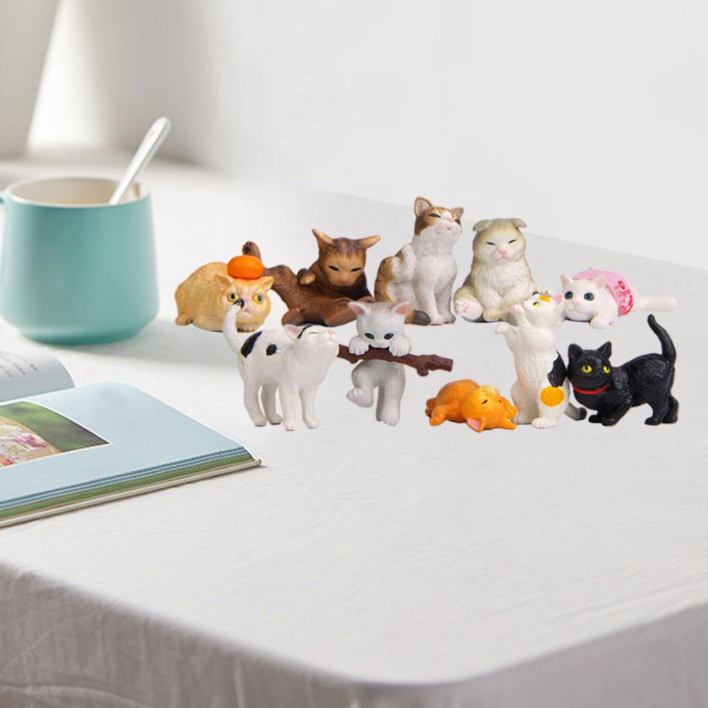 10 Figuras de Gatos de PVC, Es - Kids Education Learn Tv reseña y precio