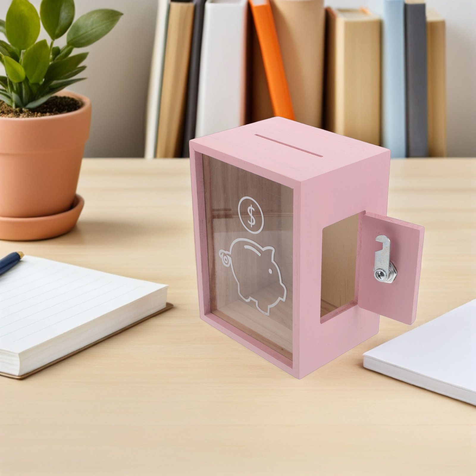 Hucha de madera para niños con - Kids Education Savings reseña y precio