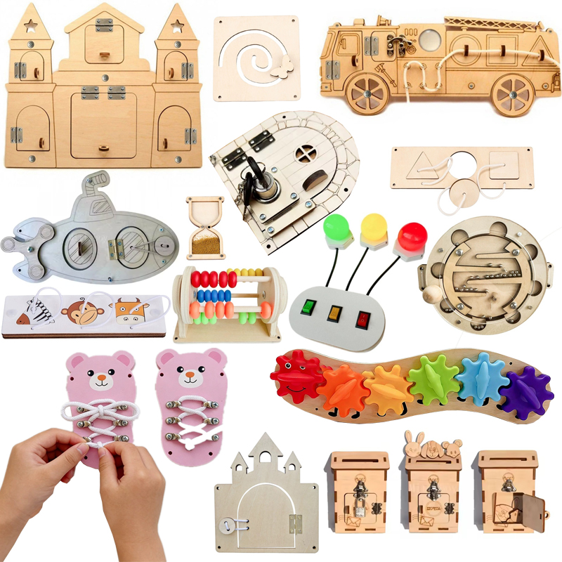 Tablero de actividades Montess - Kids Education Usa reseña y precio