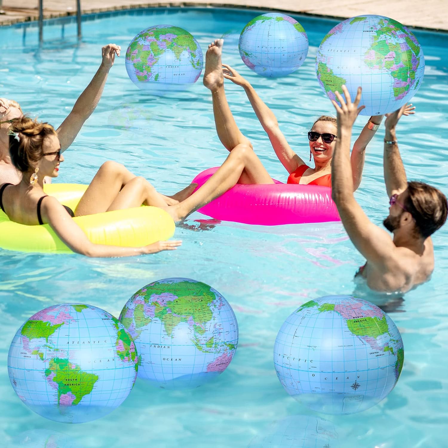 1/2/4 Globos Inflables, Globo  - Educational Globe For Kids reseña y precio