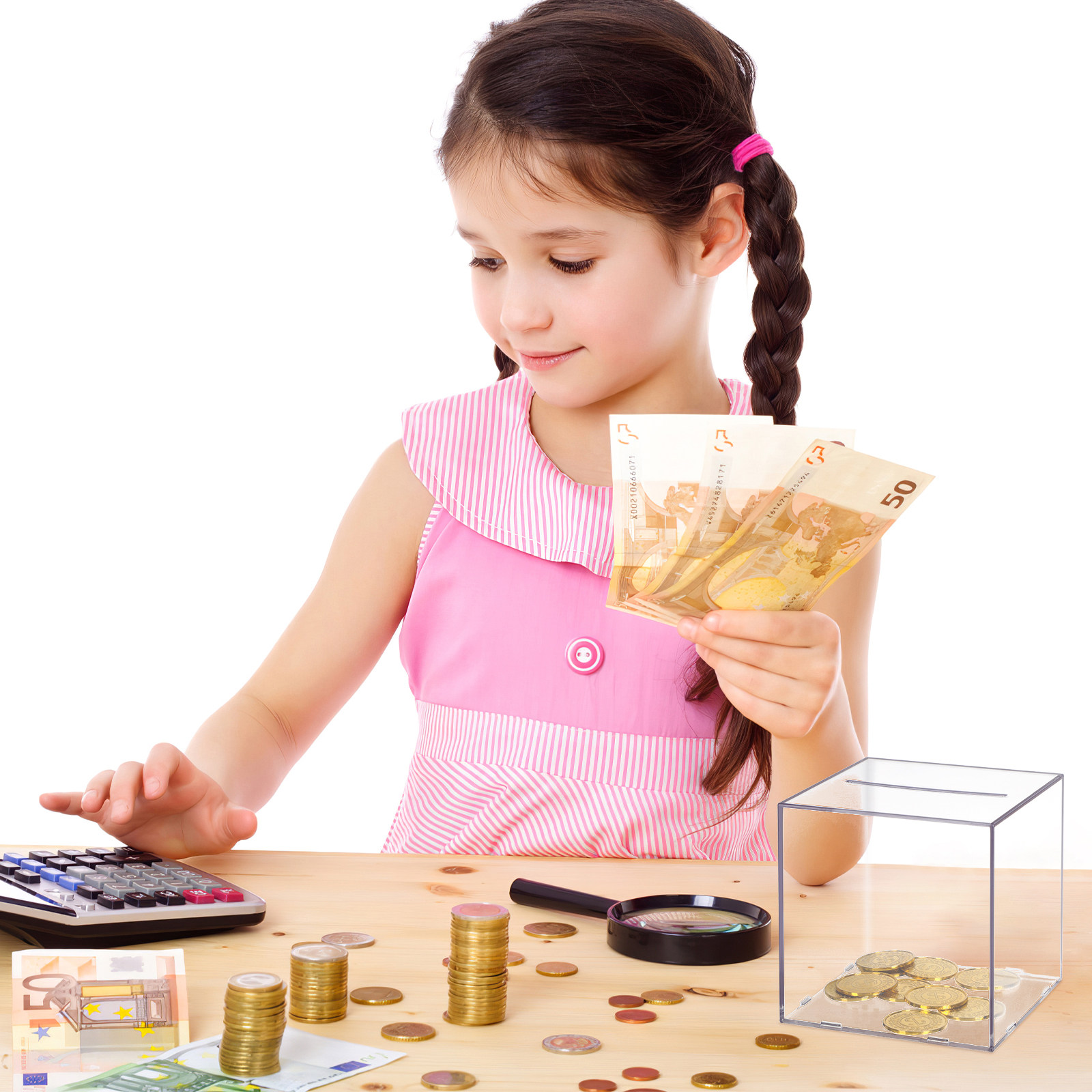 Hucha de Acrílico Transparente - Kids Education Savings reseña y precio