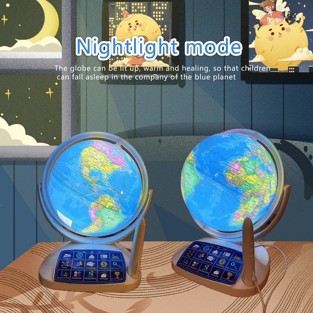 Globo Terráqueo Interactivo In - Educational Globe For Kids reseña y precio